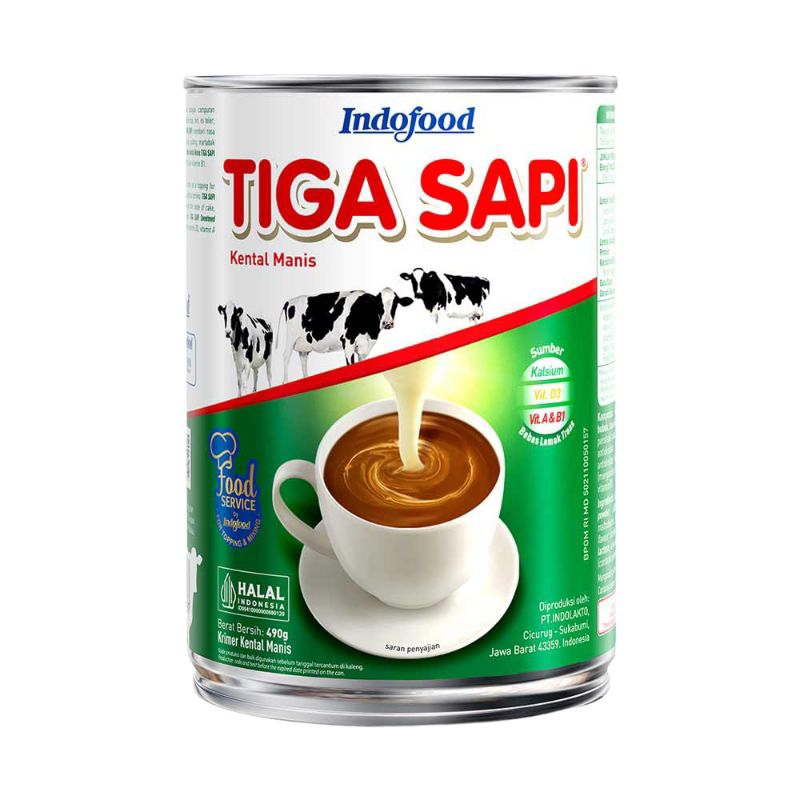 

Susu kremer Tiga Sapi 490g-Penyedap Sajian-Toserba Gadjah-Ekonomis XL 27