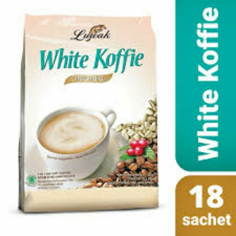 

Luwak white coffee bag isi 18 sachet