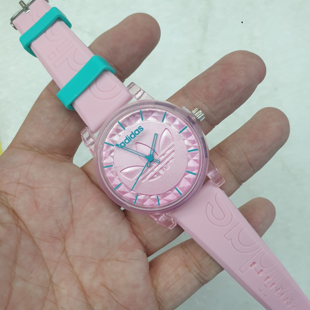 Bisa Cod Termurah Jam Tangan Wanita Adidas Analog Karet Fashion