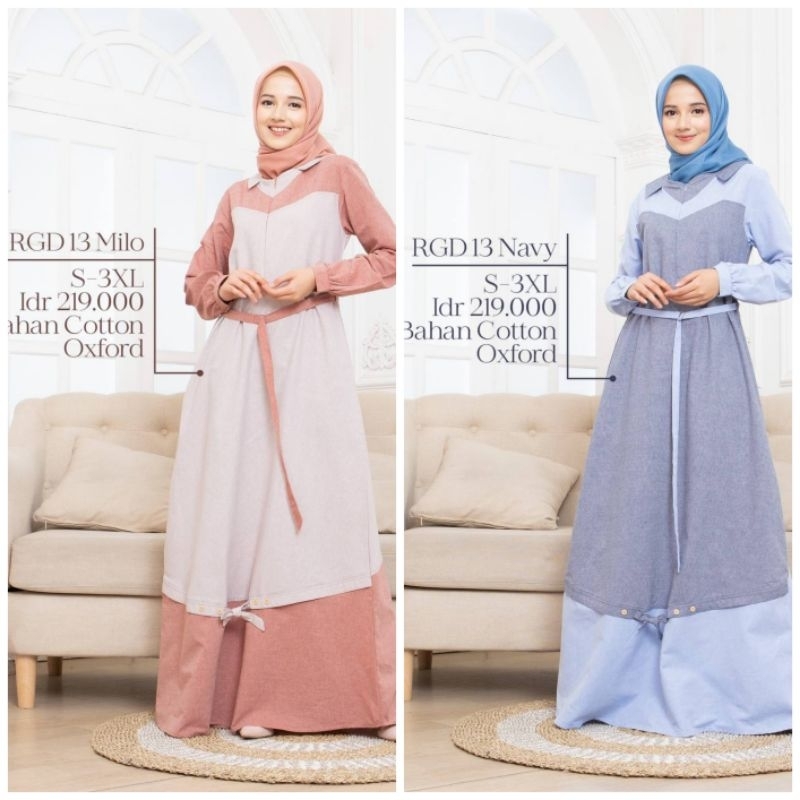 Cuci Gudang RAUNA "RGD 13"/ Gamis Murah/ Gamis Original