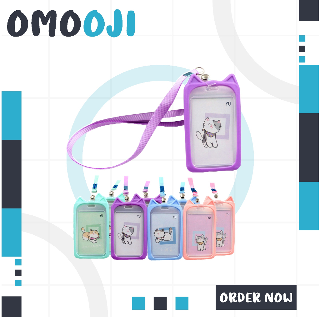 

Omooji - Name Tag ID Card Holder Gantungan Kartu Nama Motif Karakter Gantungan Tali Kartu Akses Kantor MRT Busway / Tali ID Card Nama Atau Panitia Lanyard S091