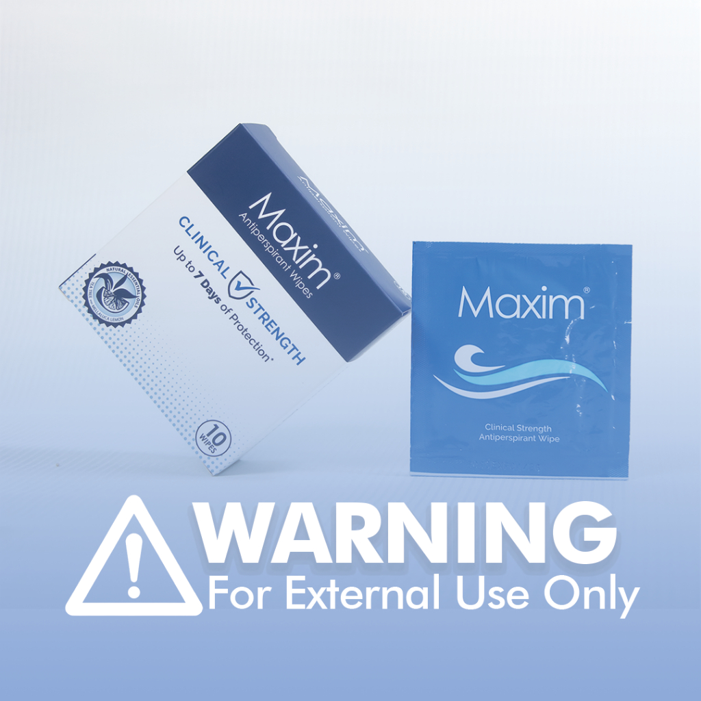 Maxim Antiperspirant Wipe 15% Solusi Masalah Hyperhidrosis, Ampuh Mengatasi Keringat Berlebih dalam 7 hari, Direkomendasikan oleh Dokter dan Pakar Dermatologis, Non-Alkohol, Non-Paraben, Halal dan BPOM - 1 Box isi 10 Sachet