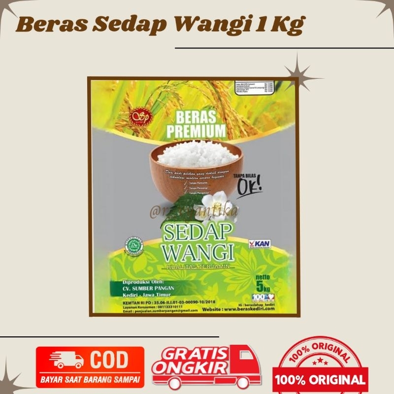 

Beras Sedap Wangi Premium Beras Pulen 1 kg