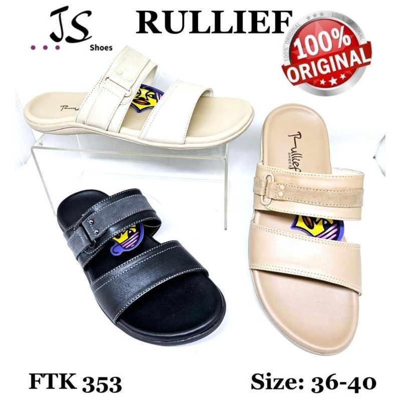RULLIEF FTK 353 - SANDAL SLOP CASUAL WANITA DEWASA MERK RULLIEF ORIGINAL