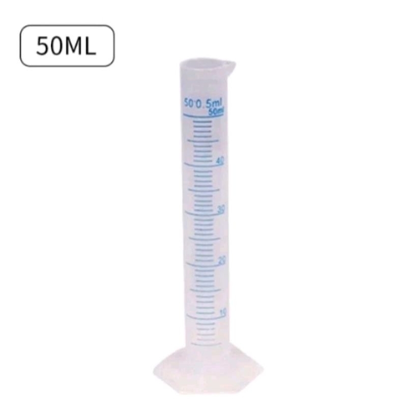 gelas ukur 50ml plastik