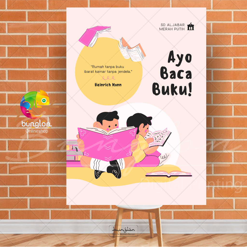 

Poster Edukasi, Poster Kelas, Poster Ayo Baca Buku