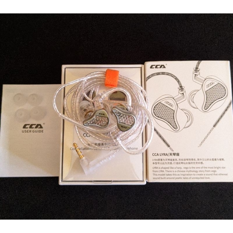 CCA Lyra with Mic HIFI Single Dynamic Driver In Ear Monitor Second