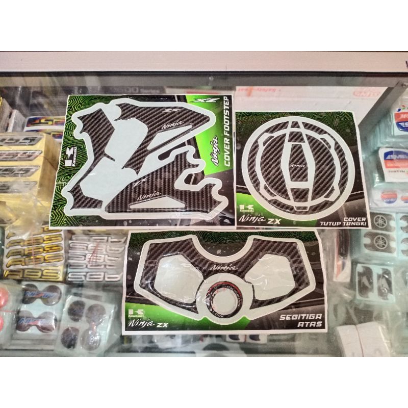 Emblem Set Ninja 250 Fi / Emblem Timbul Set Ninja Zx 250 Fi