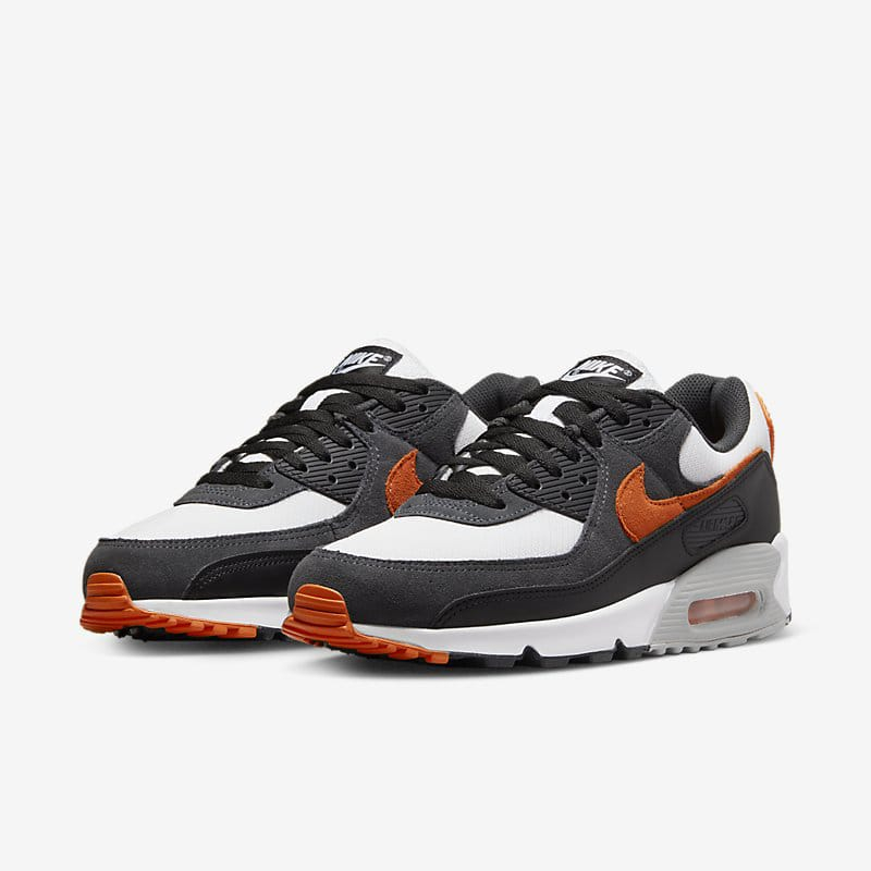 NIKE AIR MAX 90 WHITE STARFISH BLACK ORIGINAL - SEPATU NIKE AIR MAX 90 ORIGINAL FULL TAG / SEPATU PR