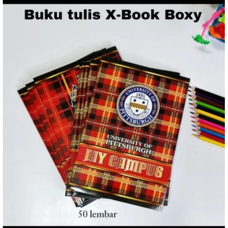 

SJS buku tulis X-book BOXY 50 lembar (8bk)/buku catatan/buku-batik