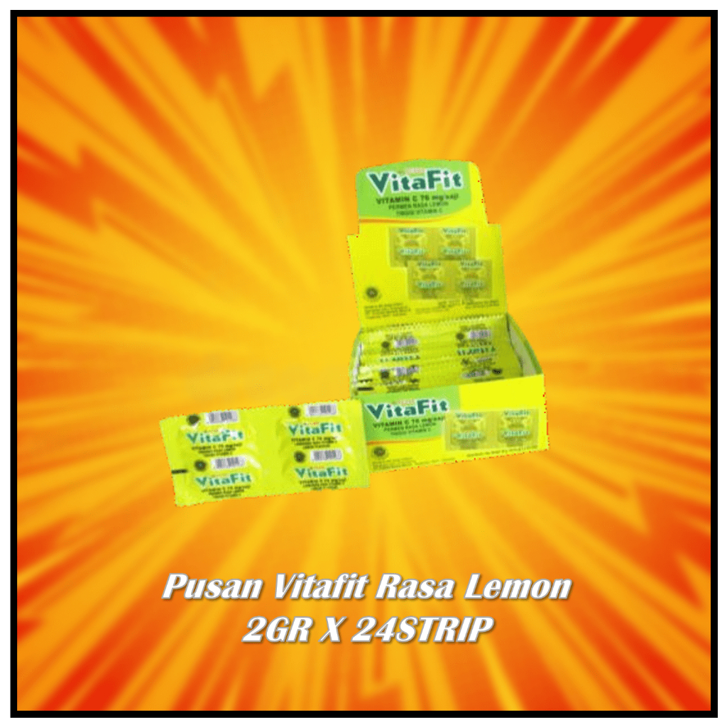 

Pusan vitafit rasa lemon 2GR X 24STRIP