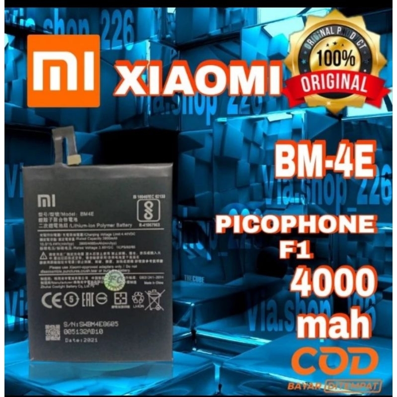 BATERAI POCOPHONE F1 BATERAI REDMI BM4E
