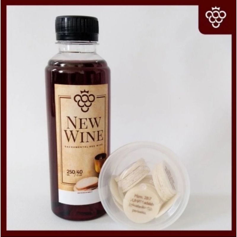 

Anggur Perjamuan Kudus Botol - isi 250 ml + hosti