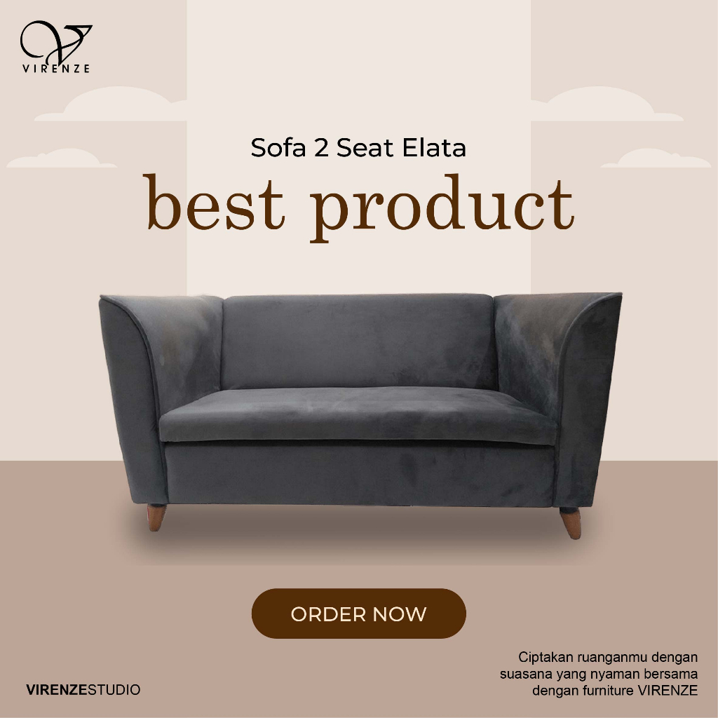 Sofa 2 Seater Sofa 2 Seat Elata Virenze Jateng Semarang Solo Boyolali Sragen Sukoharjo Jatim Ngawi Y