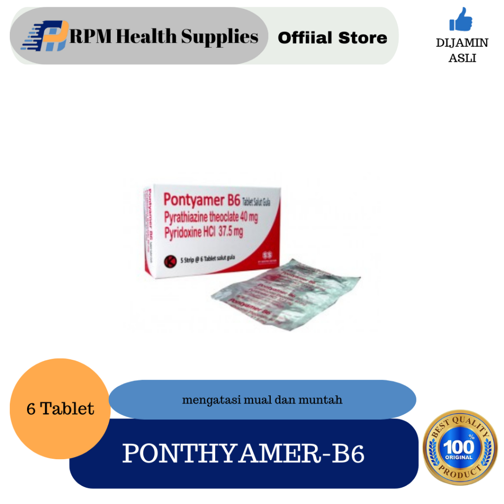 PONTHYAMER-B6 | Anti mual dan muntah