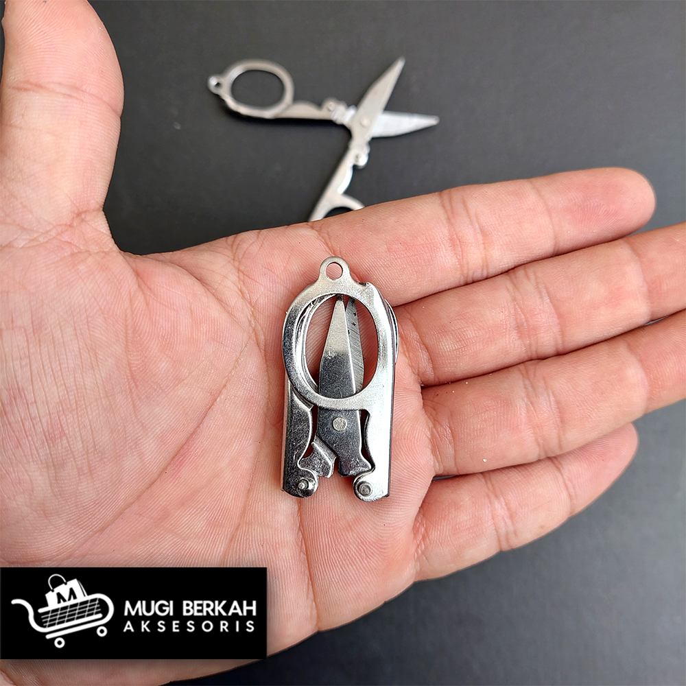 

Gunting Lipat Stainless Steel Trip Folding Scissors