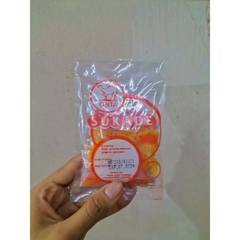 

SUKADE ONTA/MANISAN SUKADE 35GR/BUAH KERING