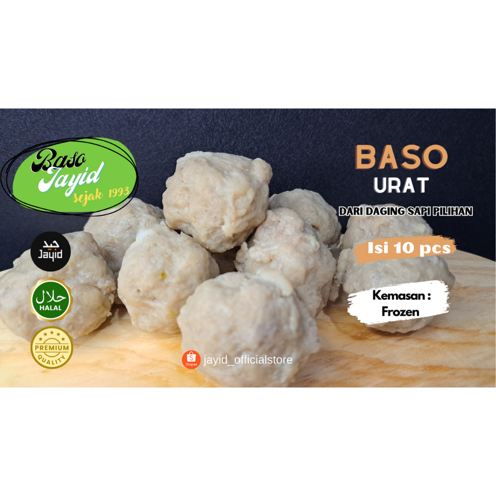 

Baso Urat / Baso Sapi by Jayid isi 10 pcs