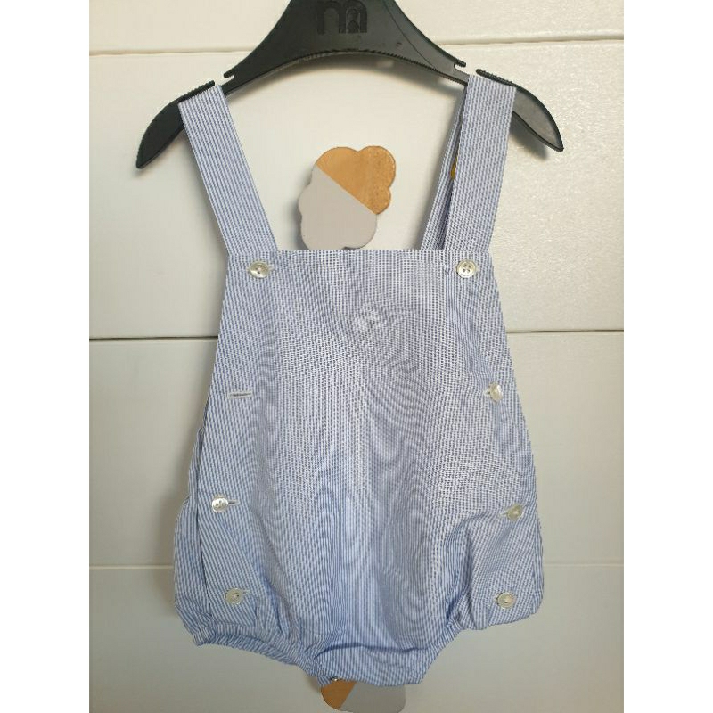 Les Petits Handmade Blue Positane Romper Baju Anak Jumpsuit prelove