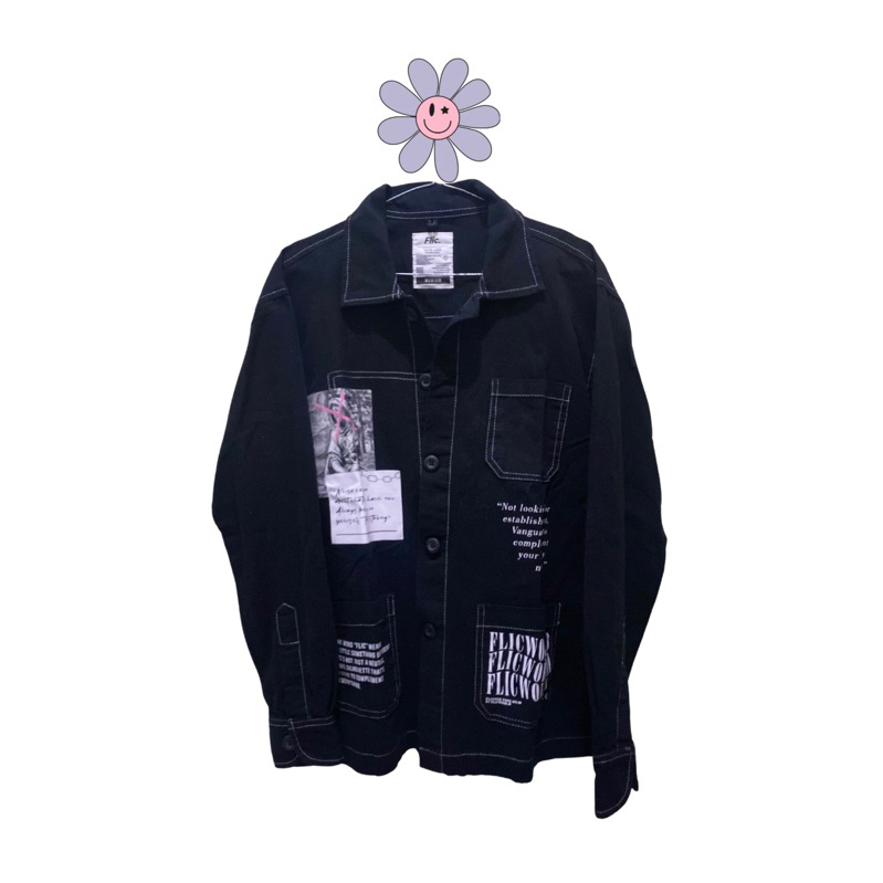 Overshirt Jacket Black Flic