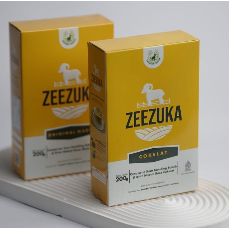 

zeezuka susu kambing | 200gr | kemasan box | rasa coklat