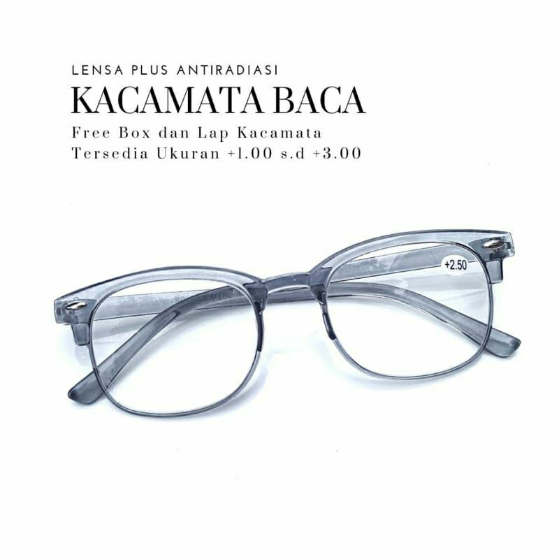 Kacamata Plus Baca ORIGINAL Pria Wanita Antiradiasi