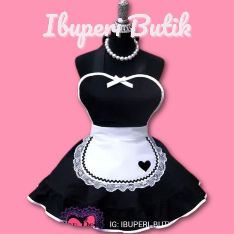 Apron Kostum Maid Dewasa