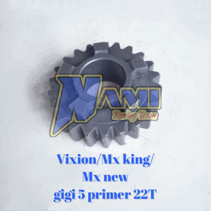 Rasio racing Vixion/MX king gigi 5 primer 22T lawan std