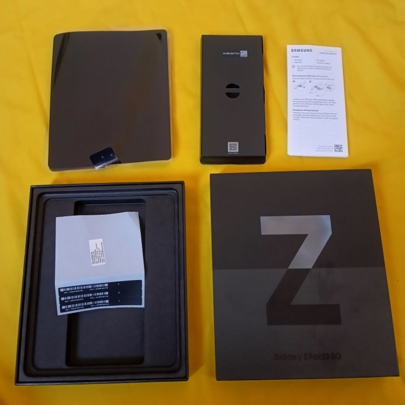 Dus Box Samsung Z Fold 3 Bekas Ori Copotan