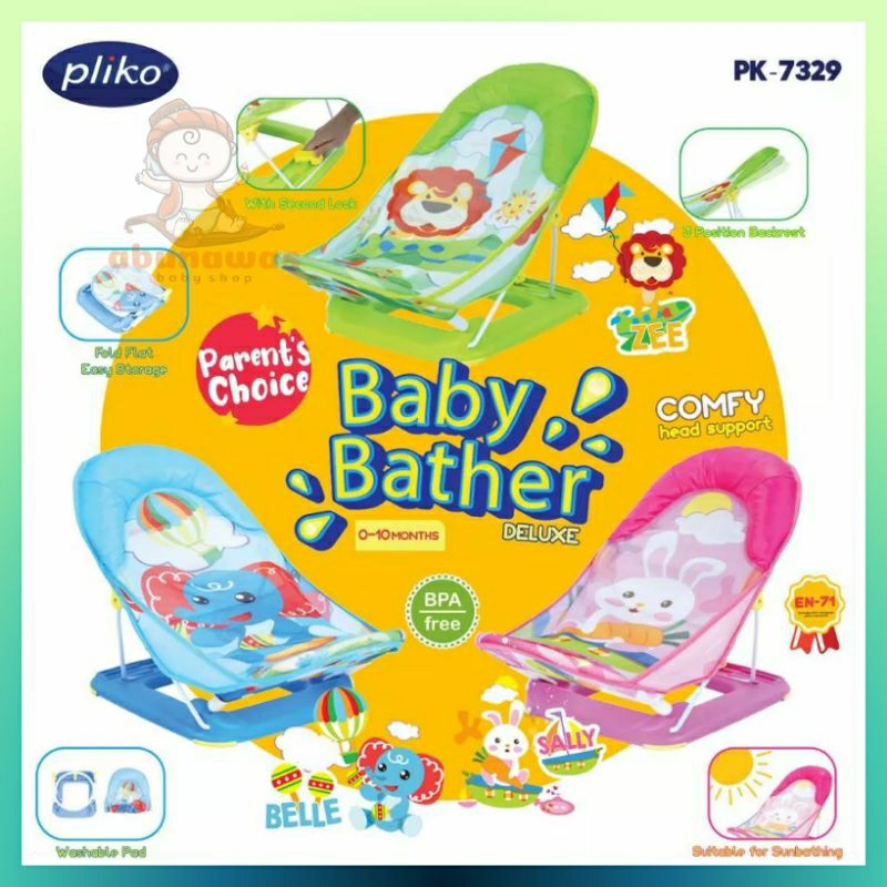 Bebe Smart Pliko Mastela Space Baby Snuggle Bather Tempat Mandi Bayi Bak Mandi Bayi Baby Bathub Bayi