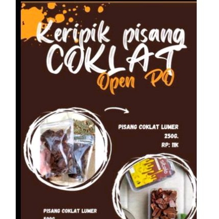 

Keripik Pisang Coklat Lumer