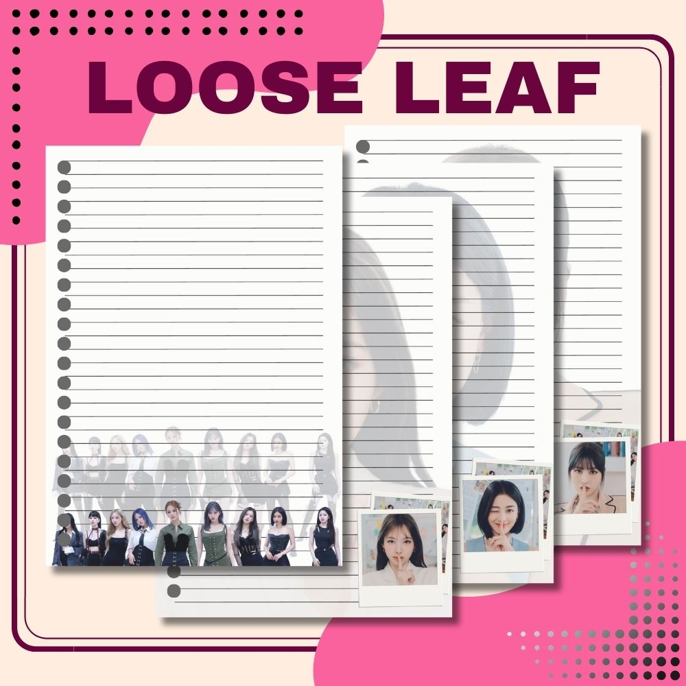 

Loose Leaf | Binder Revil | Isi Binder [KPOP] Twice Edition