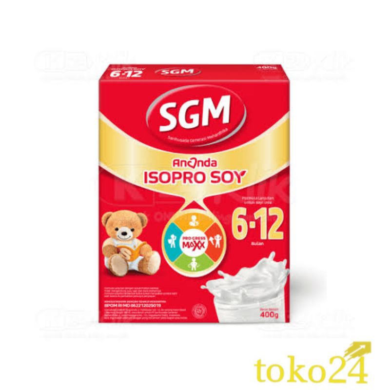 SGM Ananda Isopro Soy 2 400 gr Susu Bayi 6 - 12 Bulan