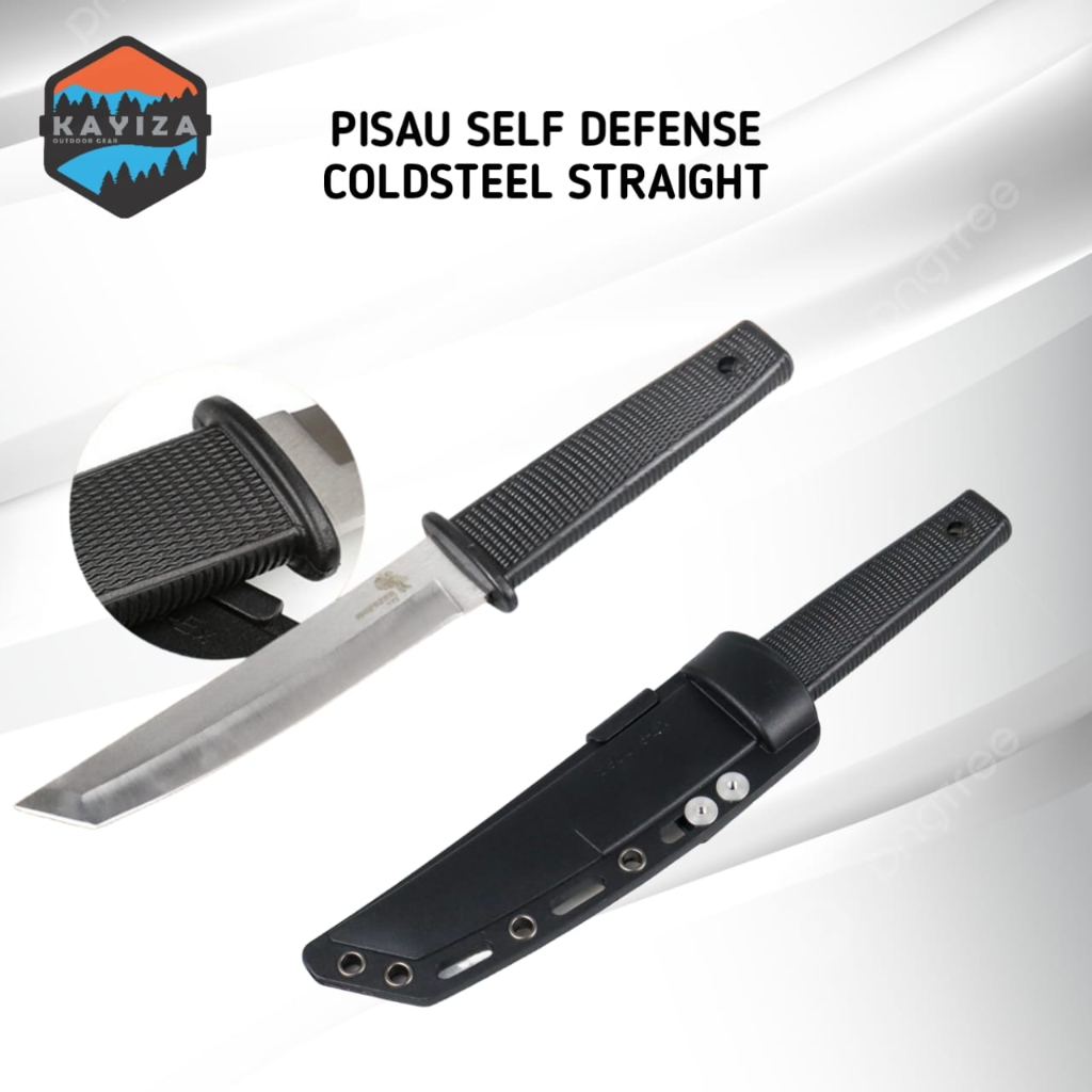 alat potong kobun self defense knife survival tool coldsteel straight - alat potong survival outdoor