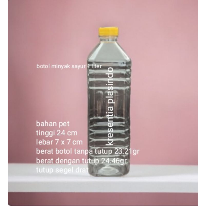 botol minyak sayur 1 liter botol plastik pet