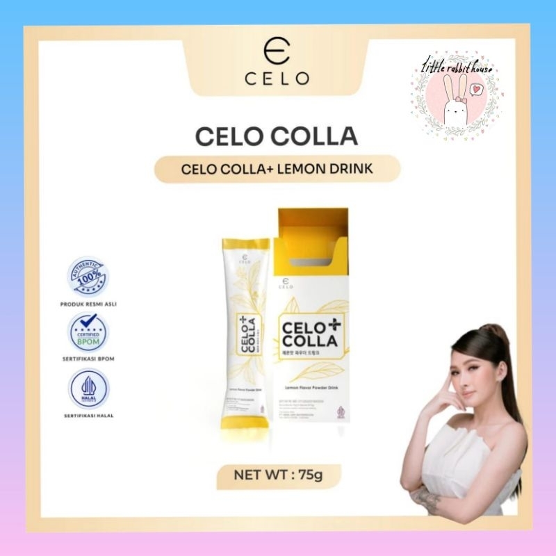 READY STOCK CELO COLLA + LEMON POWDER COLLAGEN DRINK CELO.BEAUTE