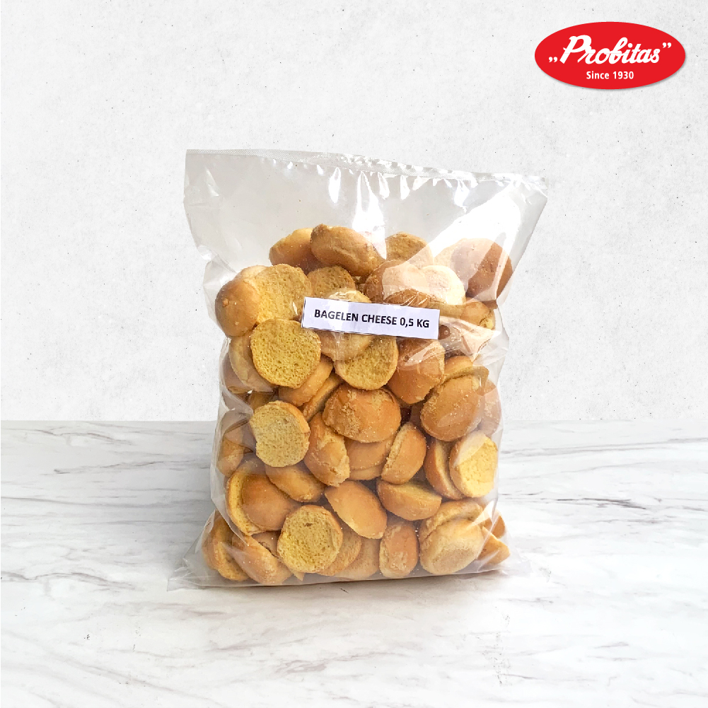 MINI BAGELEN CHEESE LOS 0.5 KG ROTI KUE KERING KILOAN HARGA GROSIR