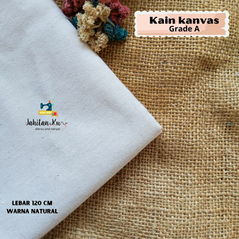 KAIN KANVAS TWILL LEBAR 155 CM