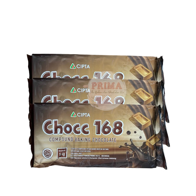 

Coklat Compound Chocc 168 1kg / Coklat batang 168