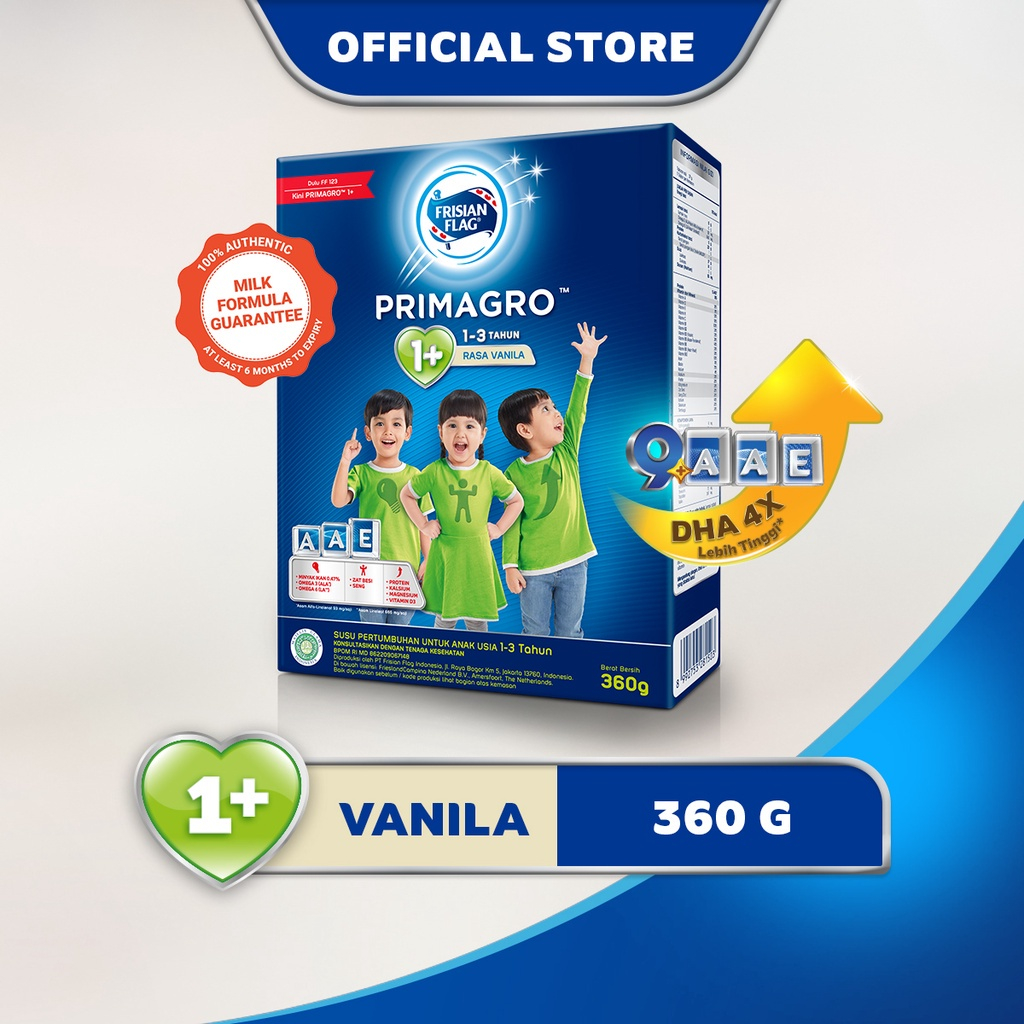 Frisian Flag Primagro 1+ Vanila 360gr