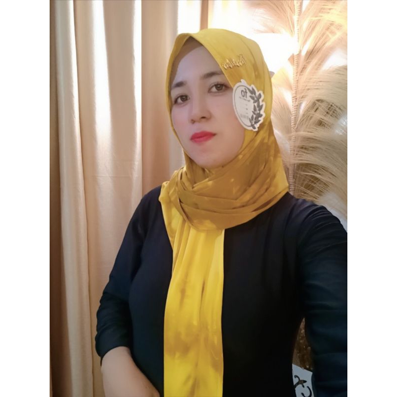 Segitiga instan Farida Oval Tiedye Original FO/Pashmina instan Jersey premium/Pashmina Jersey premiu