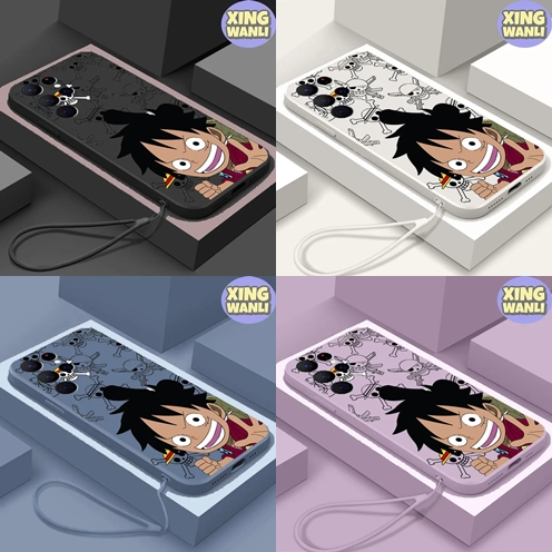 Case Samsung S22 / S22 PLUS / S22 ULTRA ONE PIECE LUFFY WANO KUNI FREE TALI LANYARD Softcase Silicon