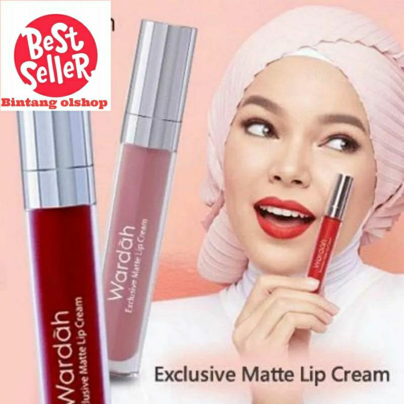 ORIGINAL LIPSTIK WARDAH EXCLUSIVE MATTE CAIR /LIPSTIK WARDAH ORIGINAL lipstik Wardah ORI lipstik War