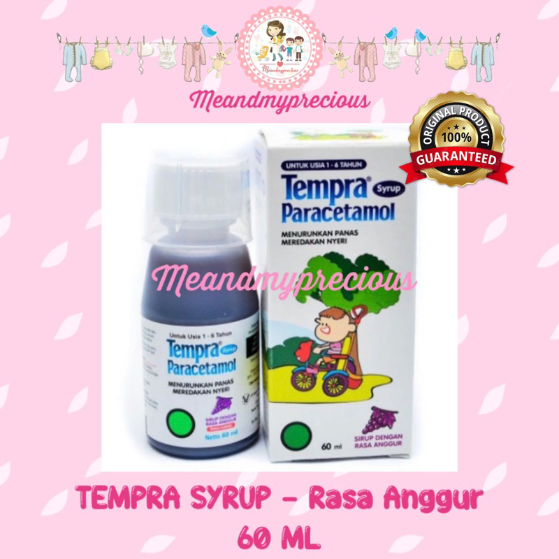 MMP - Tempra Syrup 60ml obat pereda demam / nyeri anak 2-6 Tahun Original Taisho