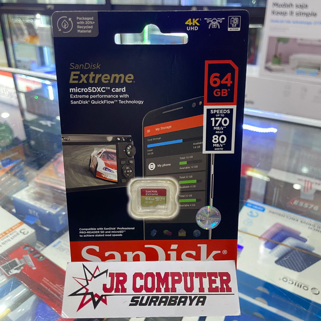 SANDISK MICRO-SD EXTREME 64GB