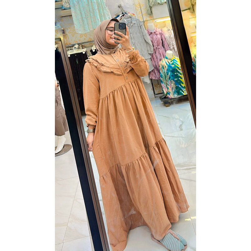 Midi crinkle Air Flow