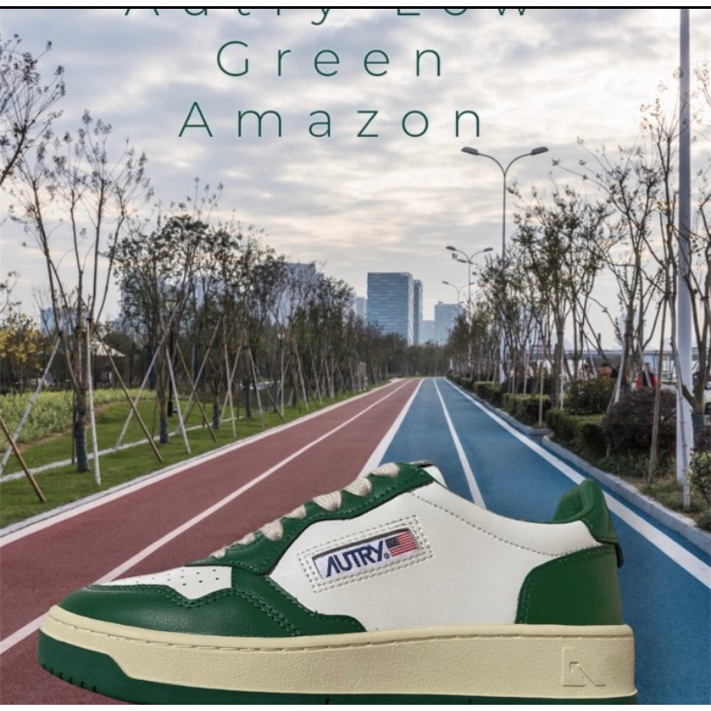 Autry Shoes Green Amazon Low