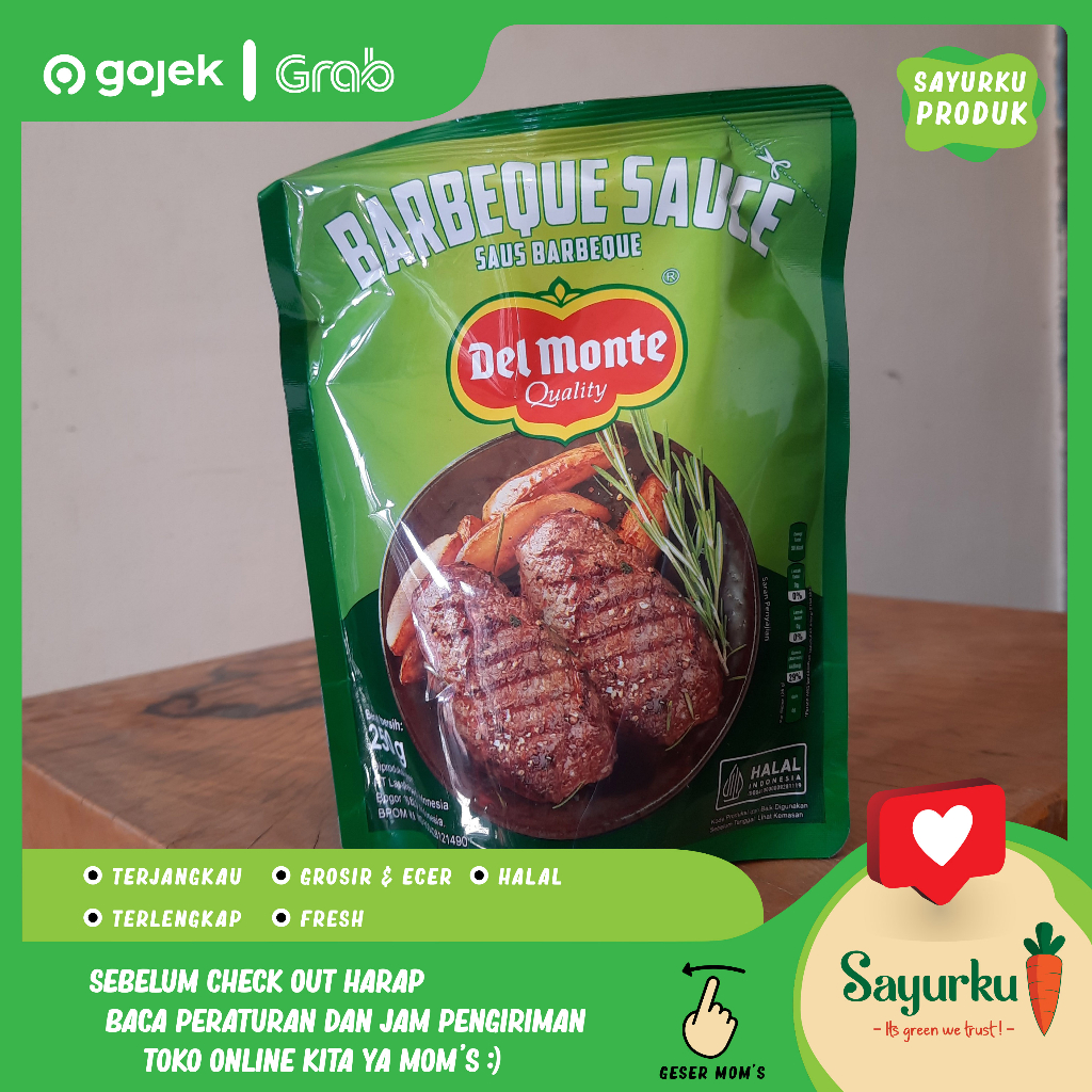 

DAL MONTE BBQ SAUS 250G