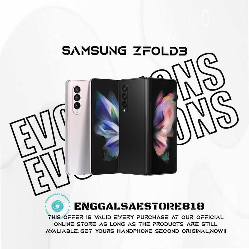 Samsung Galaxy Z Fold 3 5G Second Samsung Z Fold3 5G Handphone 5G Bekas 12/512GB 12/256GB Mulus