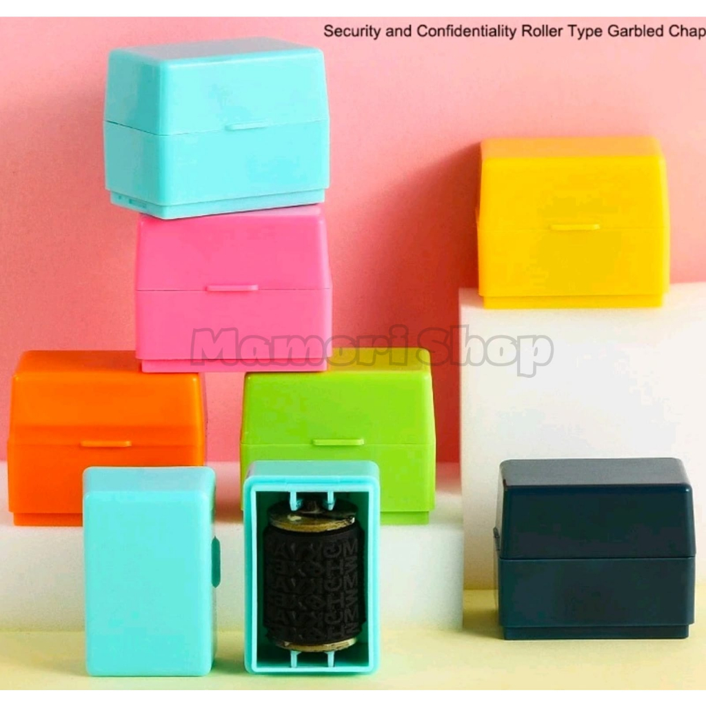 

[Mamori Shop] Stamp Roller Alat Penghapus Alamat Resi Roller Stempel Pelindung Data Identitas Roller Penghapus Identitas
